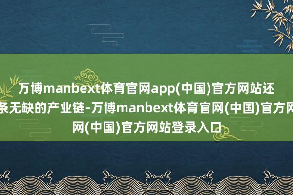 万博manbext体育官网app(中国)官方网站还是造成了一条无缺的产业链-万博manbext体育官网(中国)官方网站登录入口