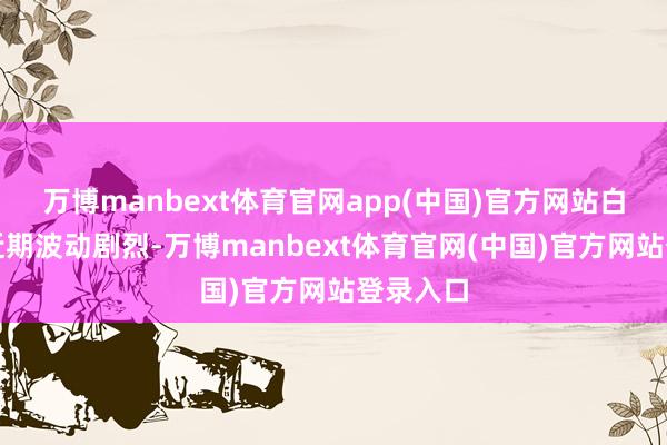 万博manbext体育官网app(中国)官方网站白银价钱近期波动剧烈-万博manbext体育官网(中国)官方网站登录入口